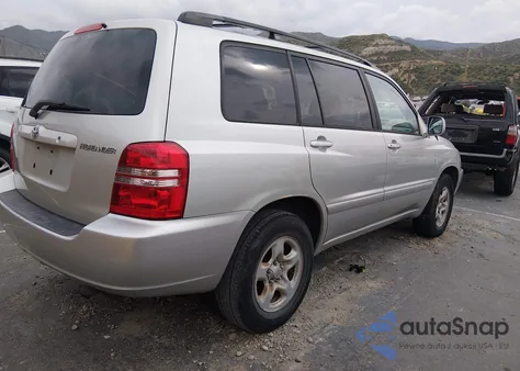 2003 Toyota Highlander из США, поврежденный, VIN JTEGD21A130054588